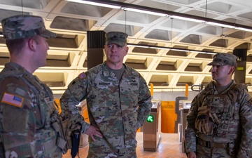 Ohio Leadership Visits Guardsmen Supporting D.C. Safe and Beautiful Task Force