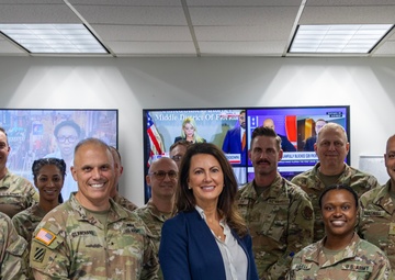 Chief of Public Affairs visits JTF-DC as They Support the D.C. Safe and Beautiful Mission