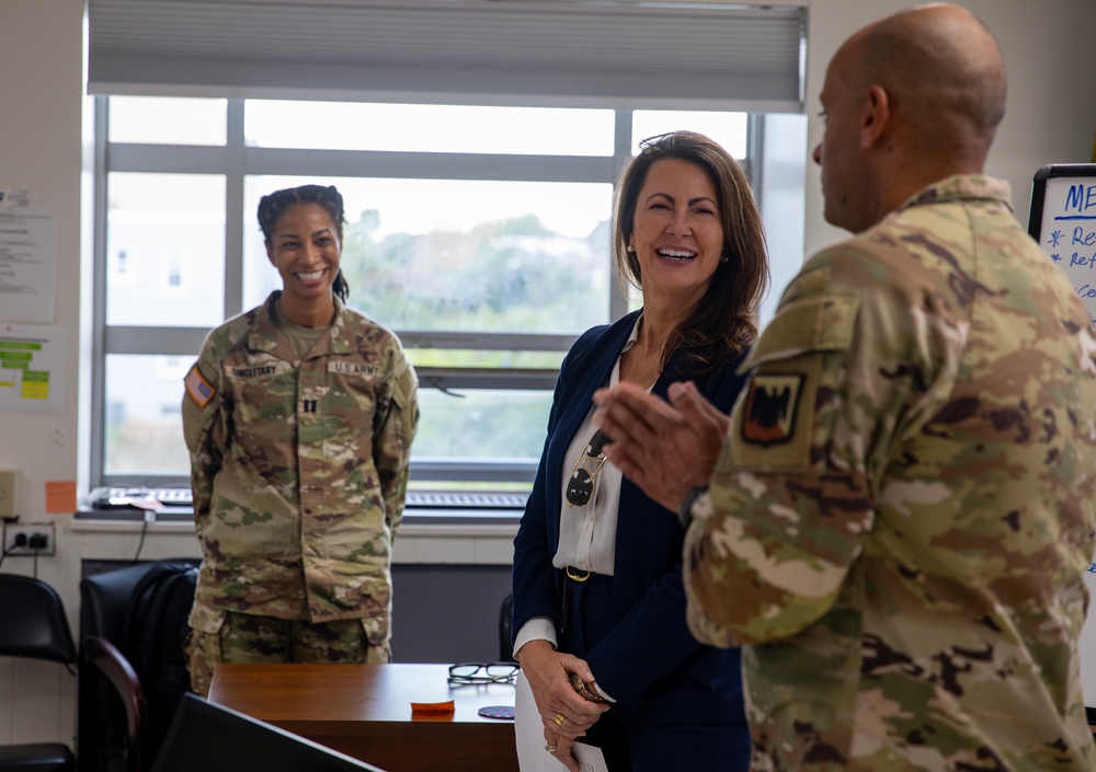 Chief of Public Affairs visits JTF-DC as They Support the D.C. Safe and Beautiful Mission