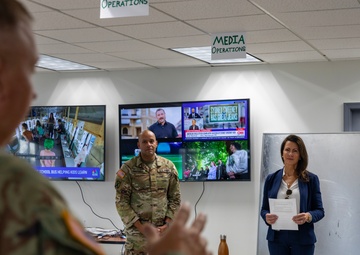 Chief of Public Affairs visits JTF-DC as They Support the D.C. Safe and Beautiful Mission