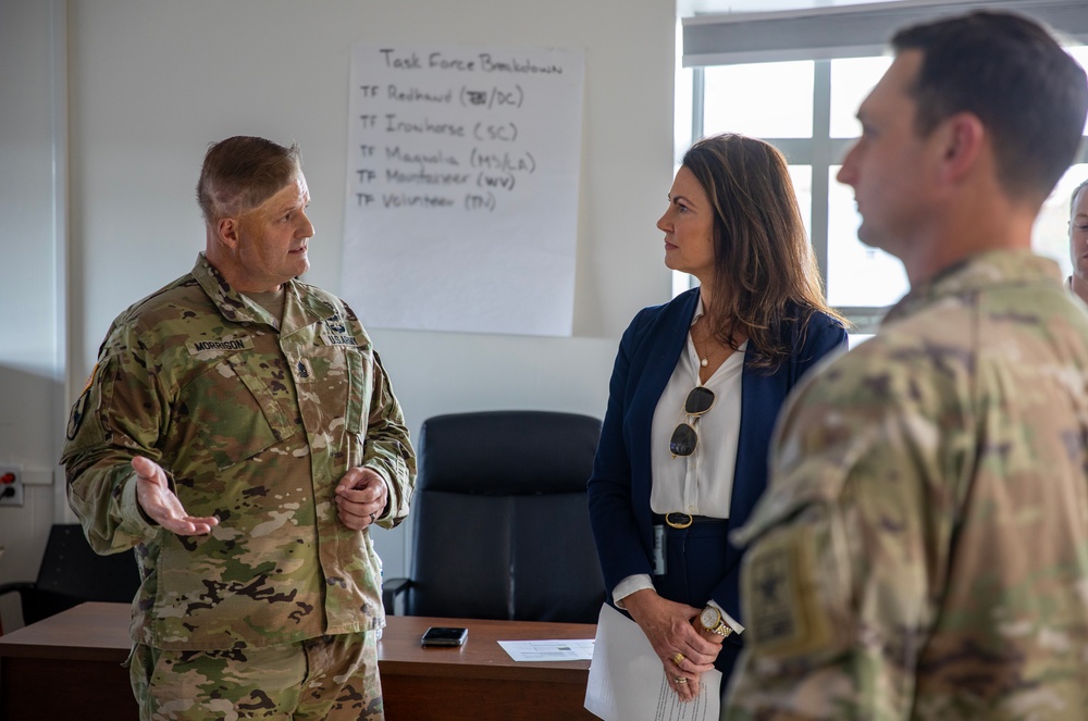Chief of Public Affairs visits JTF-DC as They Support the D.C. Safe and Beautiful Mission