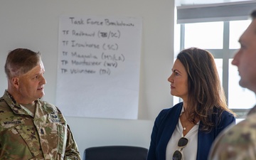 Chief of Public Affairs visits JTF-DC as They Support the D.C. Safe and Beautiful Mission