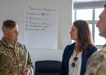 Chief of Public Affairs visits JTF-DC as They Support the D.C. Safe and Beautiful Mission