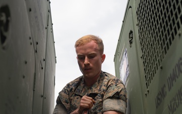 UNITAS LXVI | Combat Logistics Battalion 22 Prepares Equipment For Exercise