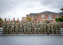 MyNavy Career Center Rear Adm. Kertreck V. Brooks visits Naval Station Newport