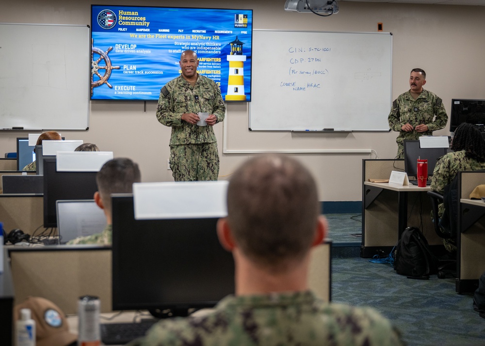 MyNavy Career Center Rear Adm. Kertreck V. Brooks visits Naval Station Newport MyNavy Career Center Rear Adm. Kertreck V. Brooks visits Naval Station Newport