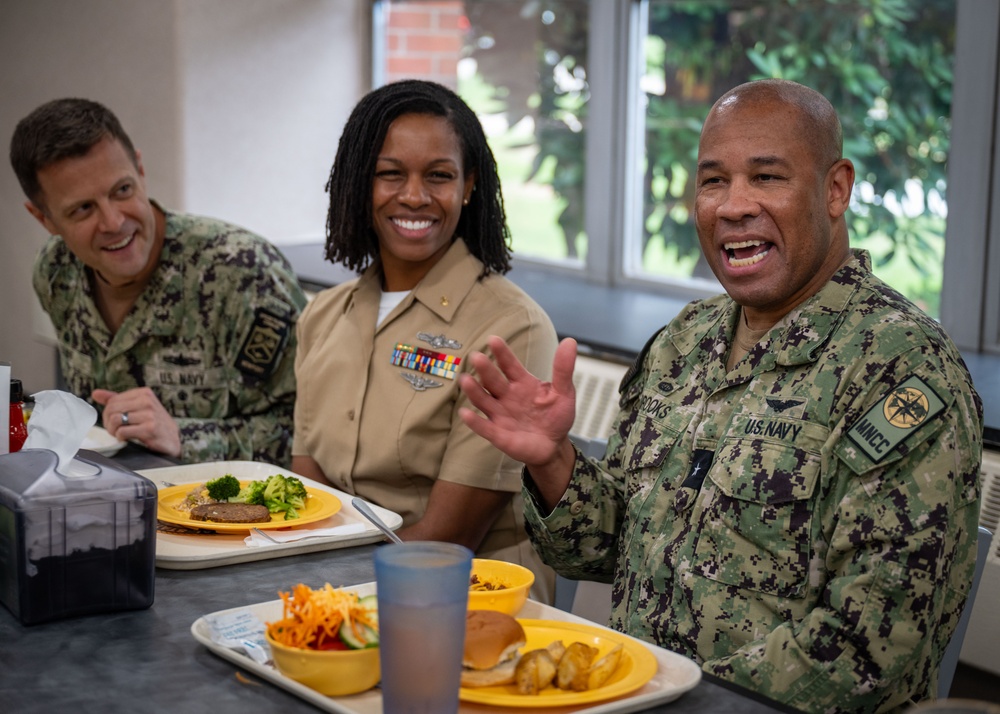 MyNavy Career Center Rear Adm. Kertreck V. Brooks visits Naval Station Newport MyNavy Career Center Rear Adm. Kertreck V. Brooks visits Naval Station Newport