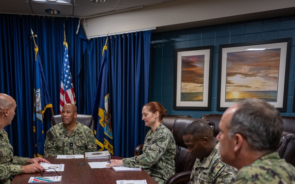 MyNavy Career Center Rear Adm. Kertreck V. Brooks visits Naval Station Newport