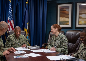 MyNavy Career Center Rear Adm. Kertreck V. Brooks visits Naval Station Newport