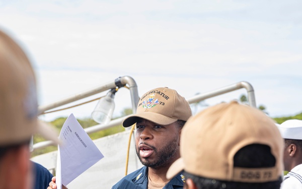USS Decatur Gives Tours to Visitors for WWII 80th Anniversary