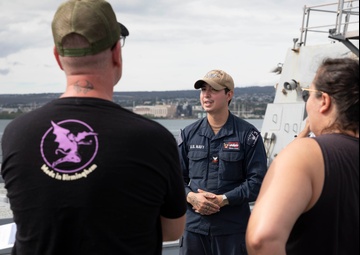 USS Decatur Gives Tours to Visitors for WWII 80th Anniversary