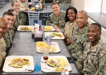 MyNavy Career Center Rear Adm. Kertreck V. Brooks visits Naval Station Newport