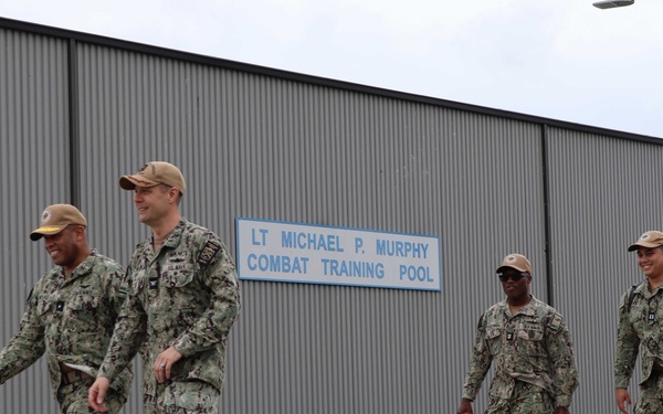 MyNavy Career Center Rear Adm. Kertreck V. Brooks visits Naval Station Newport