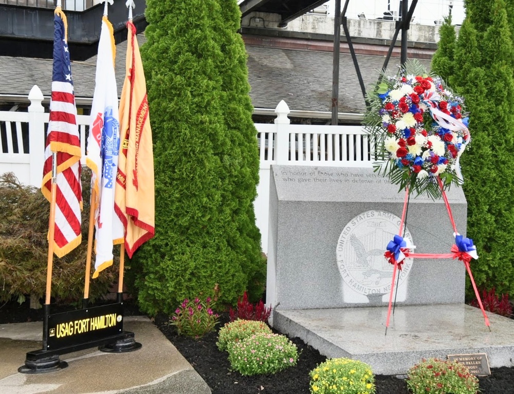 Fort Hamilton Honors 9/11 Victims, Fallen Service Members at Patriots Day Ceremony