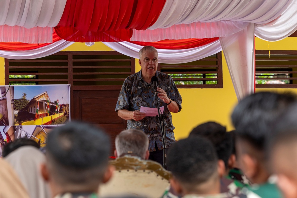 Super Garuda Shield 25 school ribbon cutting ceremony