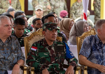 Super Garuda Shield 25 school ribbon cutting ceremony