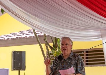 Super Garuda Shield 25 school ribbon cutting ceremony