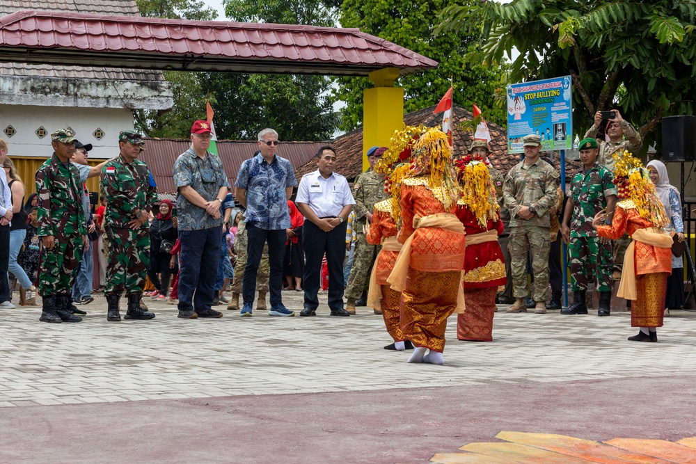 Super Garuda Shield 25 school ribbon cutting ceremony