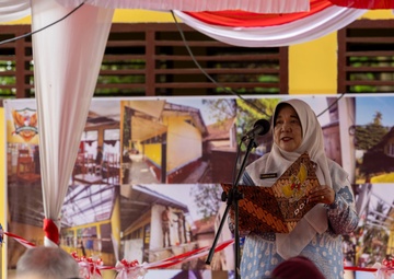 Super Garuda Shield 25 school ribbon cutting ceremony