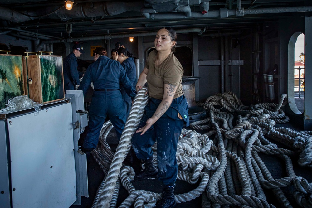 USS Abraham Lincoln departs San Diego