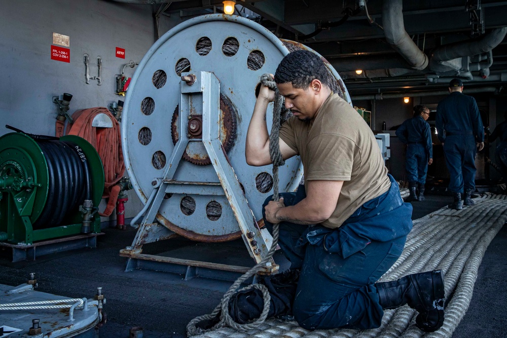 USS Abraham Lincoln departs San Diego