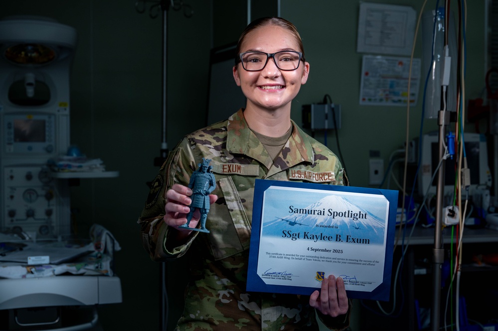 Samurai Spotlight: SSgt Kaylee Exum