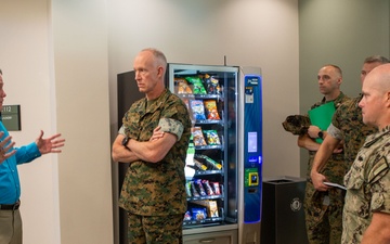 Lt. Gen. James F. Glynn of MARFORPAC visits Camp Blaz