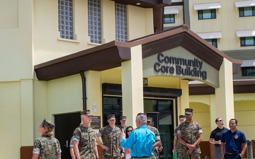 Lt. Gen. James F. Glynn of MARFORPAC visits Camp Blaz
