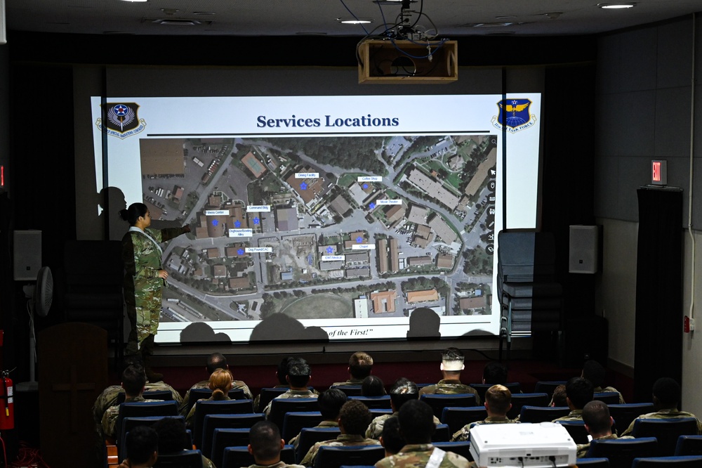 11th Air Task Force In-processes at Daegu Air Base