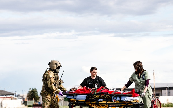 U.S. and Indian forces conduct MEDEVAC drill during Exercise Yudh Abyas 25