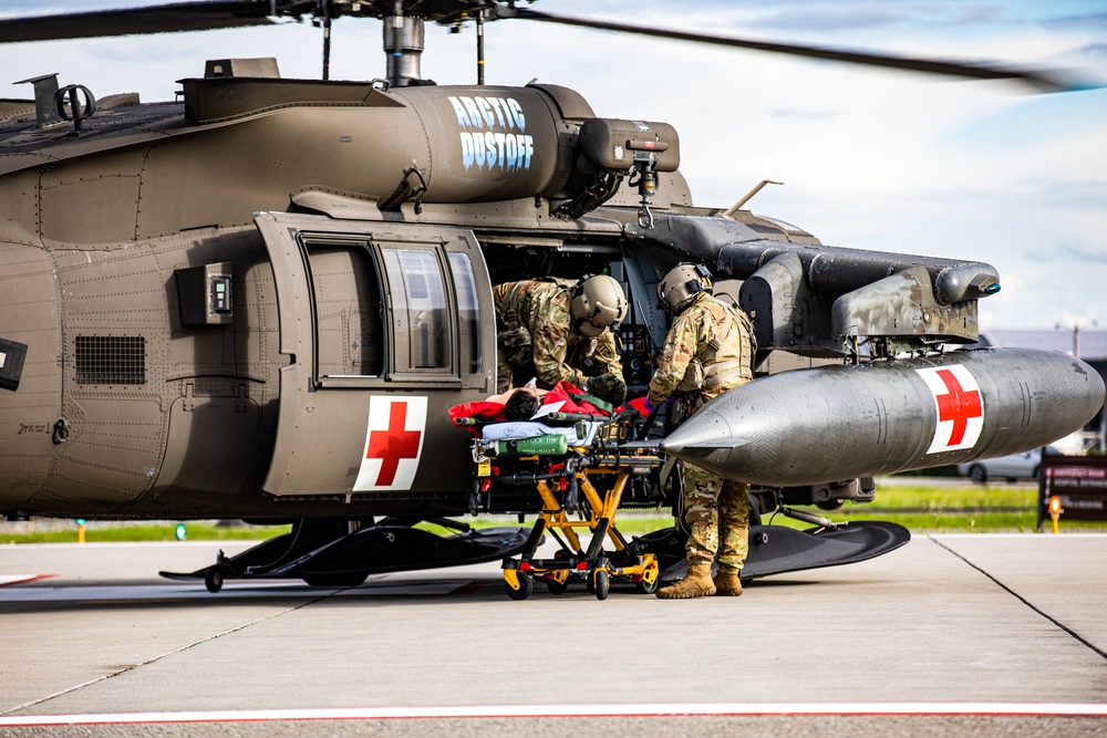 U.S. and Indian forces conduct MEDEVAC drill during Exercise Yudh Abyas 25