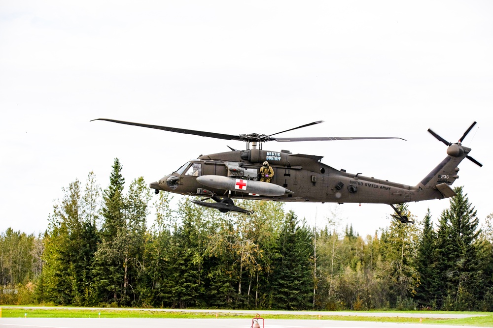 U.S. and Indian forces conduct MEDEVAC drill during Exercise Yudh Abyas 25