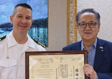 City of Yokosuka Mayor Invites CFAY for Office Call