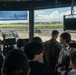 Osaka Sakai City International Youth Project students tour MCAS Futenma, MAG-36 aircraft