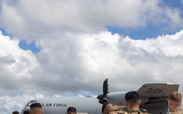 Marines with 1st MAW board Air Force C-130H for Resolute Dragon 25