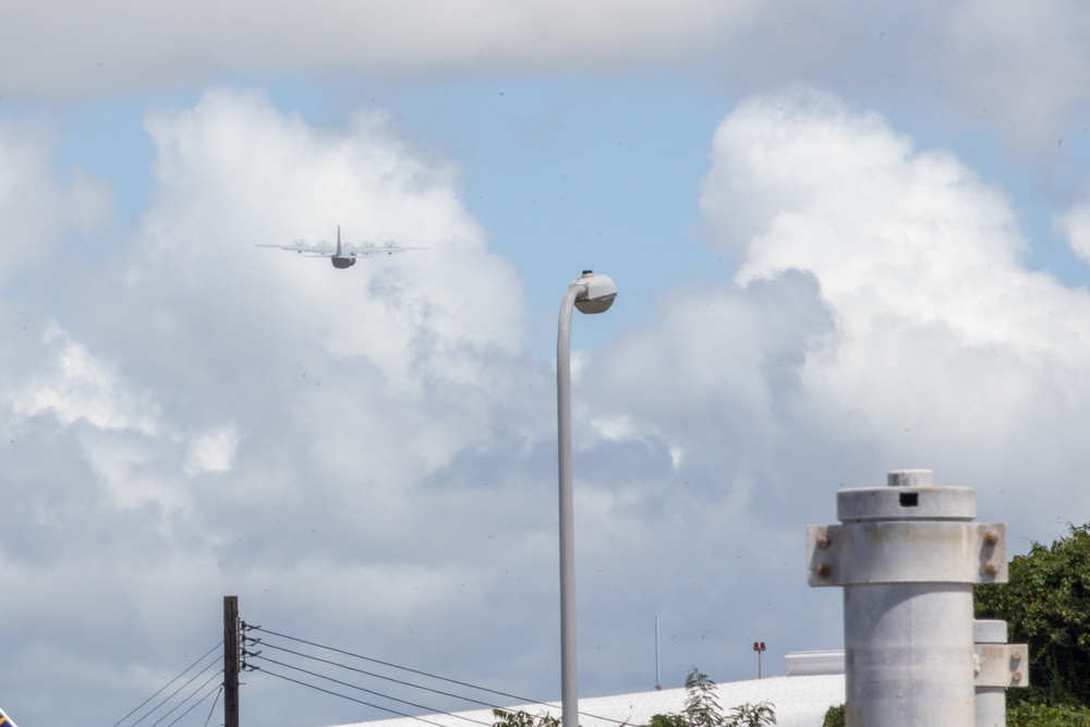 Marines with 1st MAW board Air Force C-130H for Resolute Dragon 25