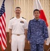 Self Defense Fleet Funakoshi Invites CFAY to Office Call