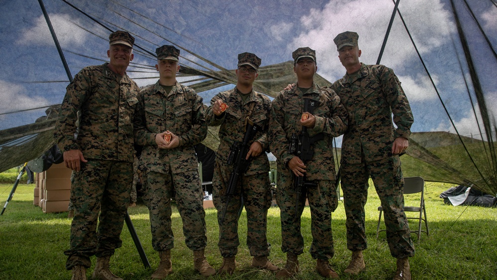 U.S. Marine commanding generals tour logistics support area during GATOREX 25.2