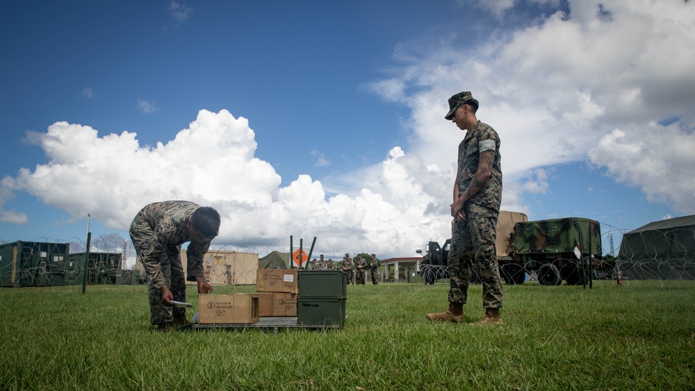 CLR-35 resupplies 3rd Recon at logistics support area during GATOREX 25.2