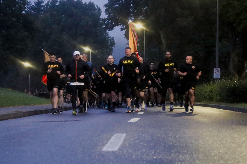 16th Sustainment Brigade Rallies Units from Across Baumholder for 9/11 Remembrance Run