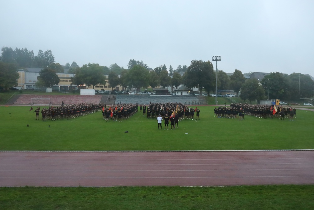 The 16th sustainment Brigade Rallies Units Across Baumholder for 9/ll Remembrance Run