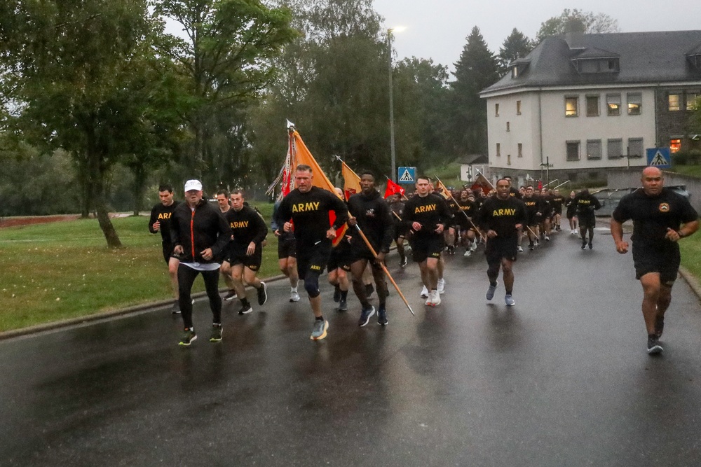 16th Sustainment Brigade Rallies Units from Across Baumholder for 9/11 Remembrance Run