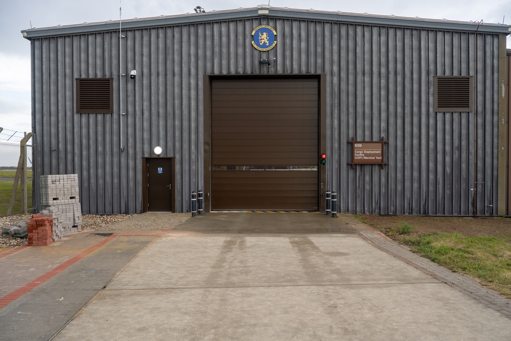 Team Mildenhall unveils renovated cargo deployment facility