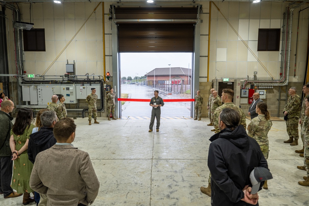 Team Mildenhall unveils renovated cargo deployment facility