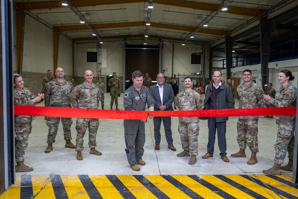 Team Mildenhall unveils renovated cargo deployment facility