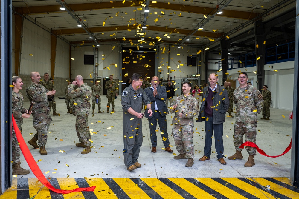 Team Mildenhall unveils renovated cargo deployment facility