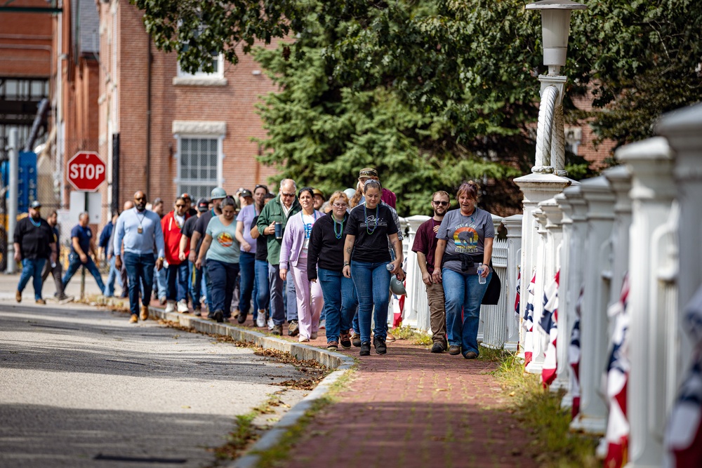 Hope Lights the Way Walk Brings Shipyard Together for Suicide Awareness