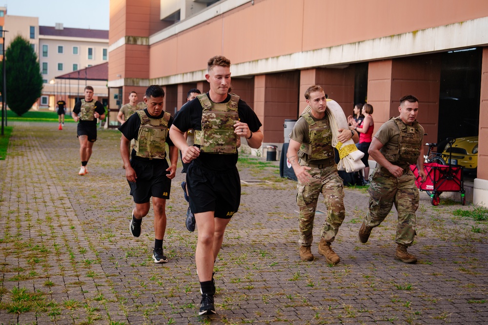 173rd Airborne Brigade honors 9/11 victims with 5K run and 110-flight stair climb in Italy