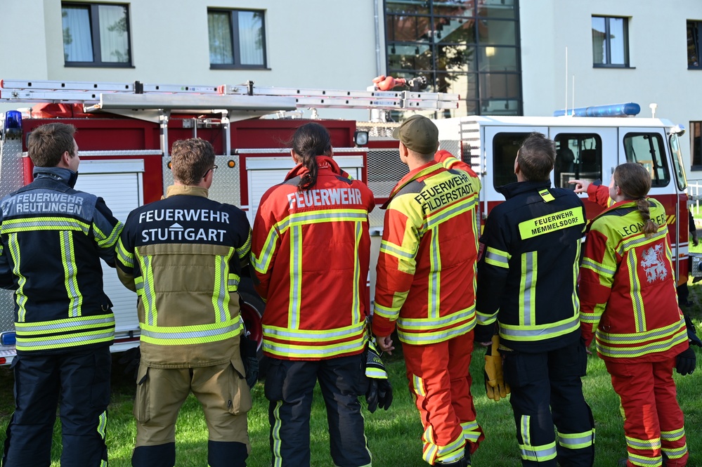 USAG Stuttgart, Host-Nation Fire Departments Honor Fallen First Responders