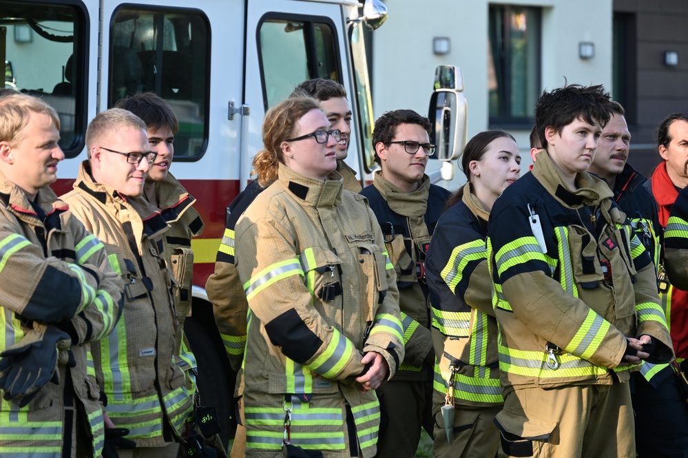 USAG Stuttgart, Host-Nation Fire Departments Honor Fallen First Responders